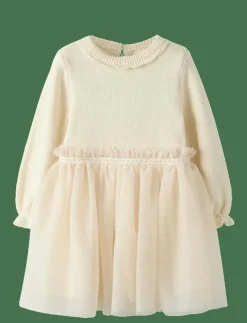 Barn Lil'Atelier Klänningar & Kjolar|NMFSARINA LS KNIT DRESS LIL - Långärmade babyklänningar