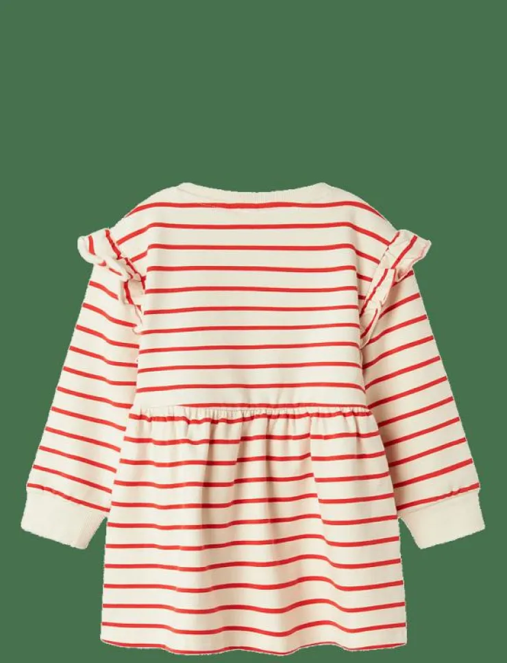 name it NMFTORINA NREG SWE DRESS BRU PB - Långärmade vardagsklänningar|Barn Klänningar & Kjolar