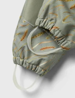 Barn name it Softshells|NMMALFA08 SOFTSHELL BIB PANT AOP FO - Nederdelar