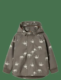 Barn name it Softshells|NMMALFA08 SOFTSHELL JACKET AOP FO - Jackor
