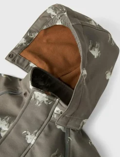Barn name it Softshells|NMMALFA08 SOFTSHELL JACKET AOP FO - Jackor