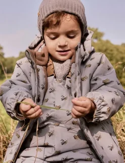Lil'Atelier NMMLASNOW10 JKT FO AOP1 LIL - Vinterjacka|Barn Jackor
