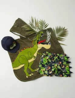 Barn name it Badkläder|NMMMAZ GIGANTOSAURUS LONG SWIMSHORTS VDE - Badbyxa