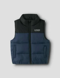 Barn name it Västar|NMMMOLE VEST PB - Väst