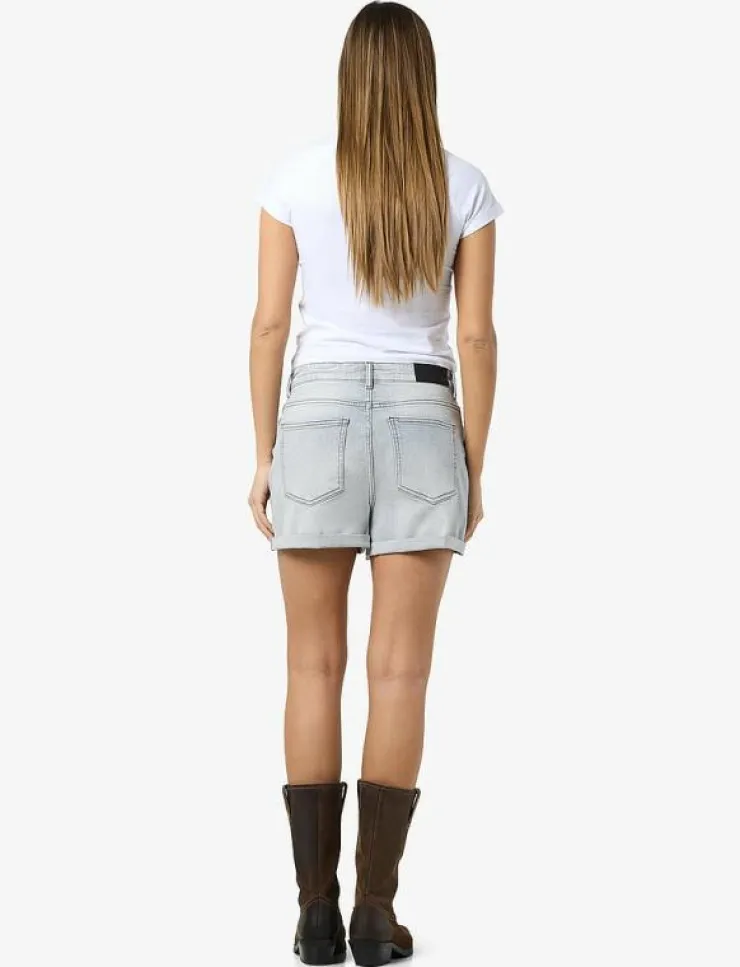 Kvinnor NOISY MAY Shorts|NMMONI HW DNM SHORTS AZ277LG NOOS - Jeansshorts