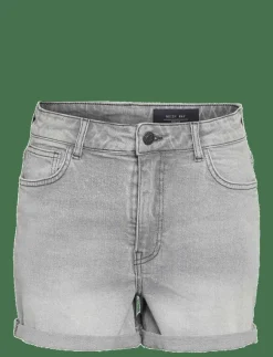 Kvinnor NOISY MAY Shorts|NMMONI HW DNM SHORTS AZ277LG NOOS - Jeansshorts