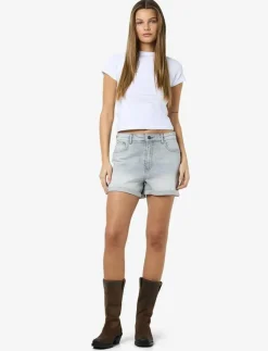 Kvinnor NOISY MAY Shorts|NMMONI HW DNM SHORTS AZ277LG NOOS - Jeansshorts