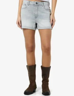 Kvinnor NOISY MAY Shorts|NMMONI HW DNM SHORTS AZ277LG NOOS - Jeansshorts
