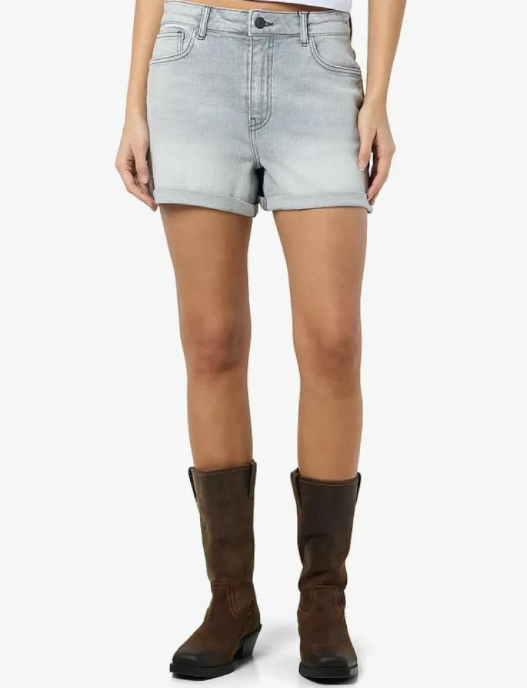 Kvinnor NOISY MAY Shorts|NMMONI HW DNM SHORTS AZ277LG NOOS - Jeansshorts