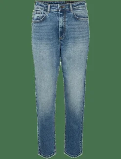 Kvinnor NOISY MAY Kläder|NMMONI HW STRAGHT ANK JEANS AZ221DB NOOS - Straight jeans