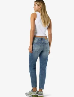Kvinnor NOISY MAY Kläder|NMMONI HW STRAGHT ANK JEANS AZ221DB NOOS - Straight jeans