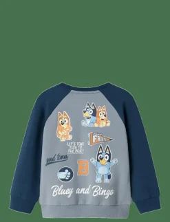 name it NMMSILAS BLUEY NREG SWEAT BRU SKY - Sweatshirts|Barn Överdelar