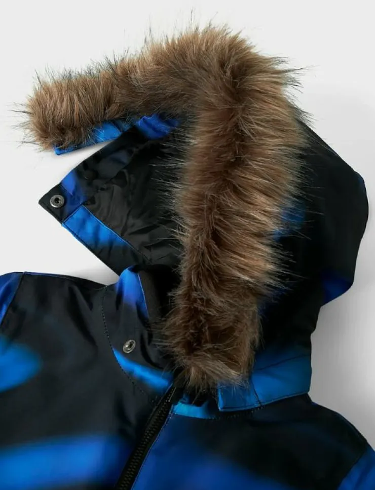 Barn name it Overaller|NMMSNOW10 SUIT LINE AOP FO - Overaller