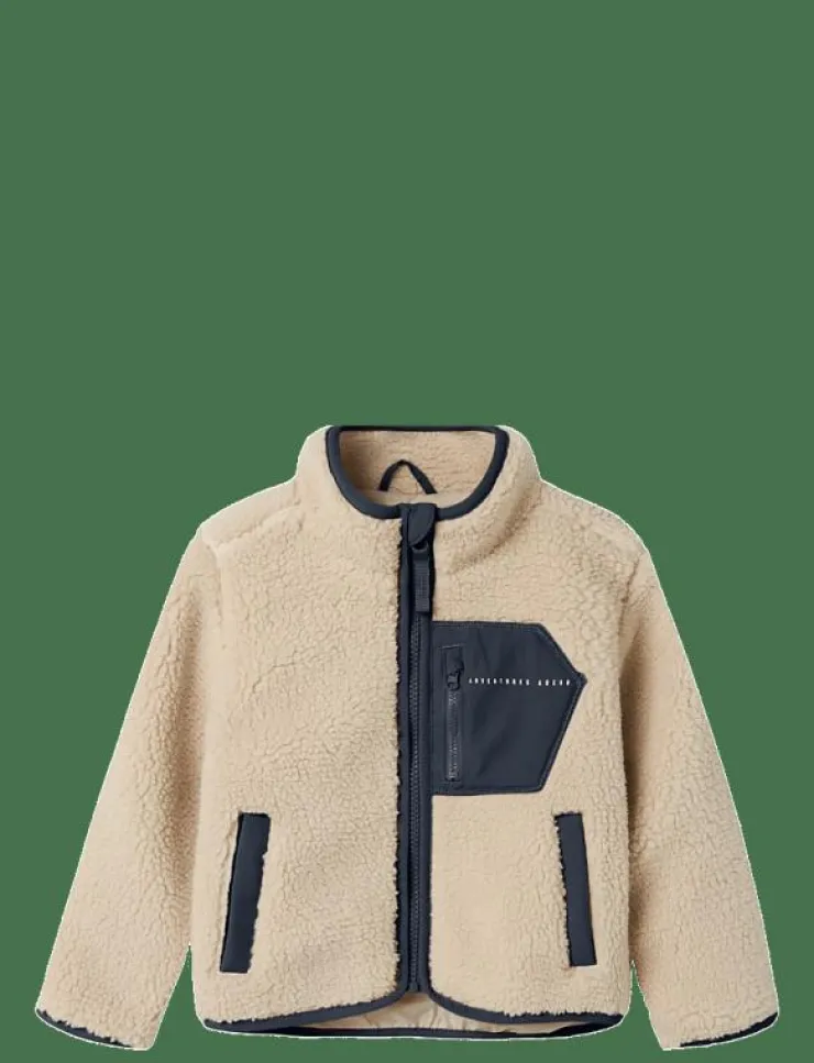 name it NMNMATTIA SHERPA JACKET PB - Jackor|Barn Fleecekläder