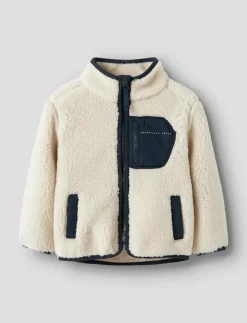 name it NMNMATTIA SHERPA JACKET PB - Jackor|Barn Fleecekläder