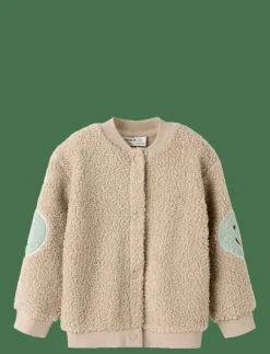 name it NMNSAND NREG TEDDY CARD - Jackor|Barn Fleecekläder