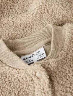 name it NMNSAND NREG TEDDY CARD - Jackor|Barn Fleecekläder