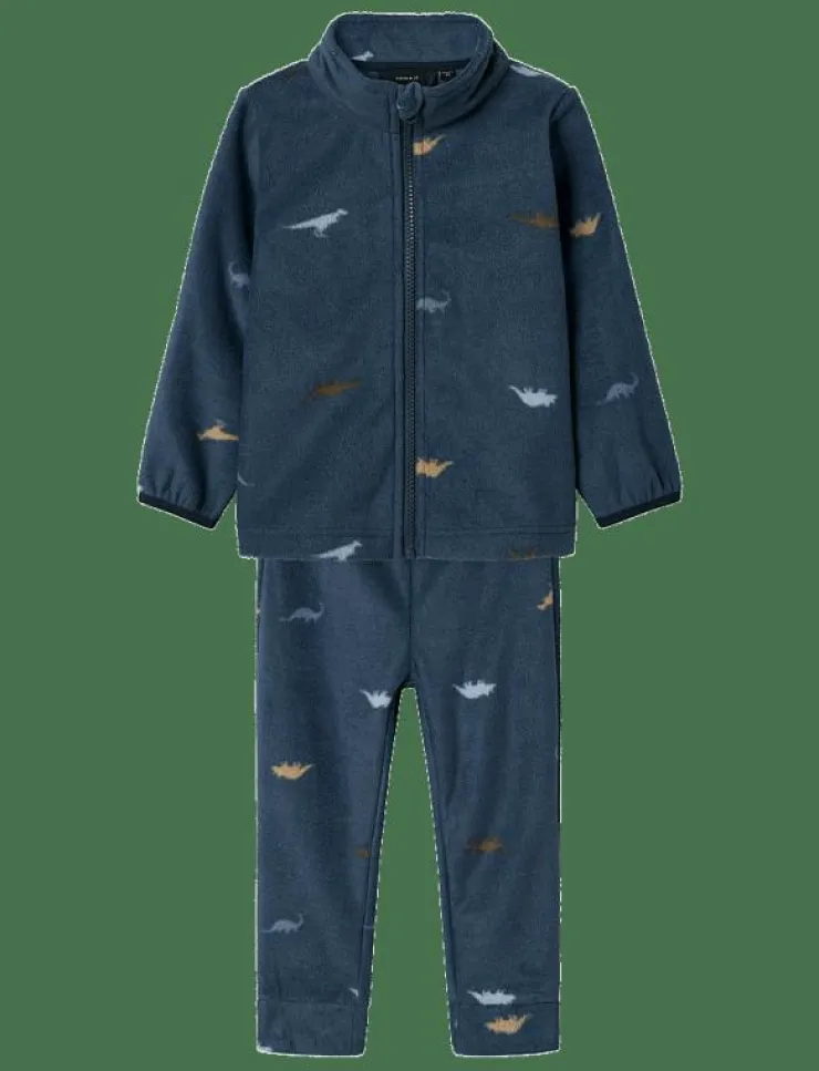 Barn name it Fleecekläder|NMNSPEKTRA FLEECE SET AOP FO - Overaller