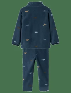 Barn name it Fleecekläder|NMNSPEKTRA FLEECE SET AOP FO - Overaller