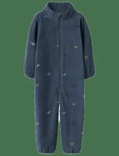 Barn name it Fleecekläder|Overaller|NMNSPEKTRA FLEECE SUIT AOP FO - Overaller