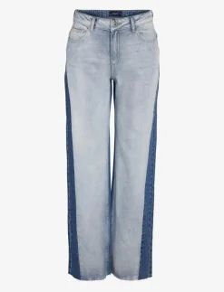 NOISY MAY NMRINNA NW WIDE JEANS COLORBLOCK - Vida byxor|Kvinnor Jeans