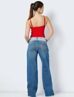 NOISY MAY NMRINNA NW WIDE JEANS COLORBLOCK - Vida byxor|Kvinnor Jeans