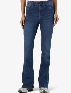 Kvinnor NOISY MAY Kläder|Denimkläder|NMSALLIE HW FLARE JEAN VI021MB FWD NOOS - Utsvängda jeans
