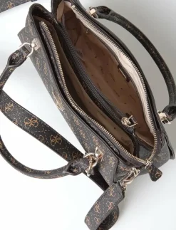 GUESS NOELLE II LUXURY SATCHEL - Handväskor|Kvinnor Handväskor|Crossbody Bags