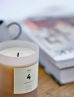 Bloomingville Ljus|NO.4-Lemon Verbena Scent Candle - Blockljus