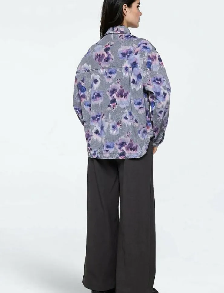 Kvinnor Moves Denimkläder|Overshirts|Noliana shirt 4419 - Jeansskjortor