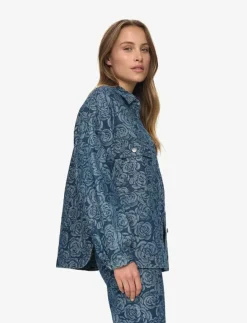 Moves Noliana shirt 4518 - Jeansskjortor|Kvinnor Denimkläder|Blusar & Skjortor