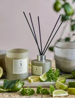 Bloomingville NO.1-Parsley Lime Scent Candle - Blockljus| Ljus