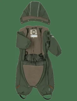 Barn mikk-line Overaller|Nylon Baby Suit - Solid - Overaller