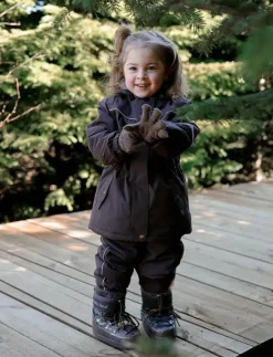 Barn mikk-line Vinterkläder|Nylon Girls Jacket - Solid - Vinterjacka