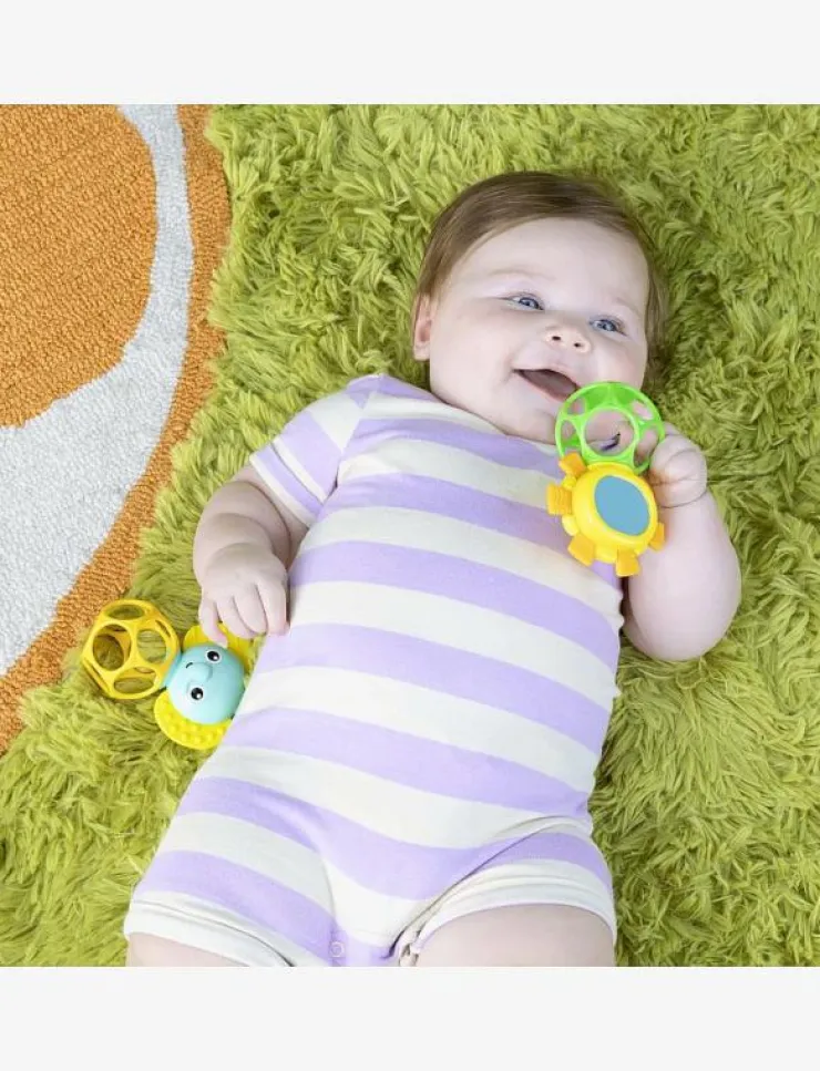 Bright Starts Oball-bidering 2-pak - Bitleksaker|Barn Babyleksaker|Babyleksaker