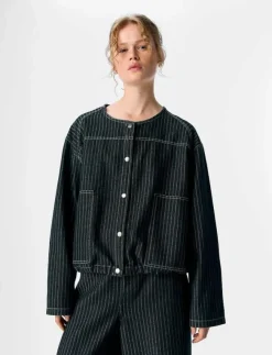 Object OBJAMY L/S LO SHIRT E AU 25 - Långärmade|Kvinnor Overshirts