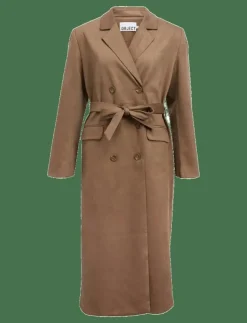 Kvinnor Object Kavajer|OBJFENJA LO LONG BLAZER E WI 25 - Tunna kappor