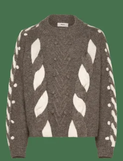 Object OBJRAVI RE L/S KNIT PULLOVER CC1 AW - Stickat|Kvinnor Stickat
