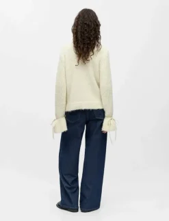 Kvinnor Object Stickat|OBJSALIKA L/S RE KNIT CARDIGAN 142 - Koftor