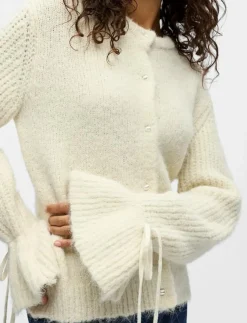 Kvinnor Object Stickat|OBJSALIKA L/S RE KNIT CARDIGAN 142 - Koftor