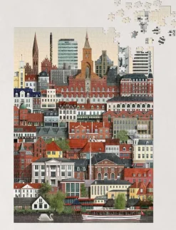 Martin Schwartz Odense Jigsaw puzzle (1000 pieces) - Spel & pussel| Spel & Pussel