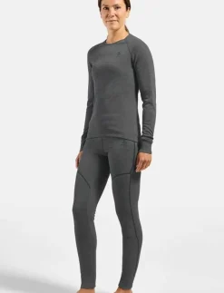 Odlo Active Warm Bl Top Crew Neck L/S - Underställströjor|Kvinnor Underställ|Underställ
