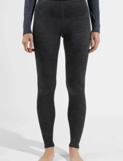 Kvinnor Odlo Underställ|Underställ|Bl Bottom Long Natural Performance Pw 150 - Underställsbyxor