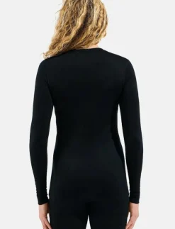 Kvinnor Odlo Underställ|Underställ|Bl Top Crew Neck L/S Merino 200 - Underställströjor