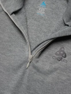 Kvinnor Odlo Underställ|Underställ|Bl Top Turtle Neck L/S Half Zip Active Warm - Underställströjor