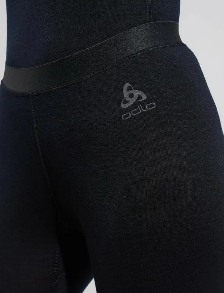 Kvinnor Odlo Underställ|Underställ|Merino 200 Bl Bottom Long - Underställsbyxor