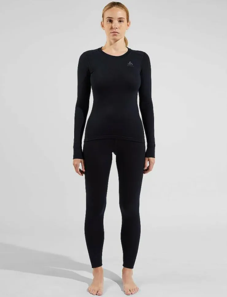 Kvinnor Odlo Underställ|Underställ|Merino 200 Bl Bottom Long - Underställsbyxor
