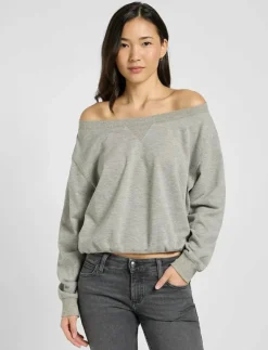 Lee Jeans OFF SHOULDER SWS - Sweatshirts|Kvinnor Sweatshirts