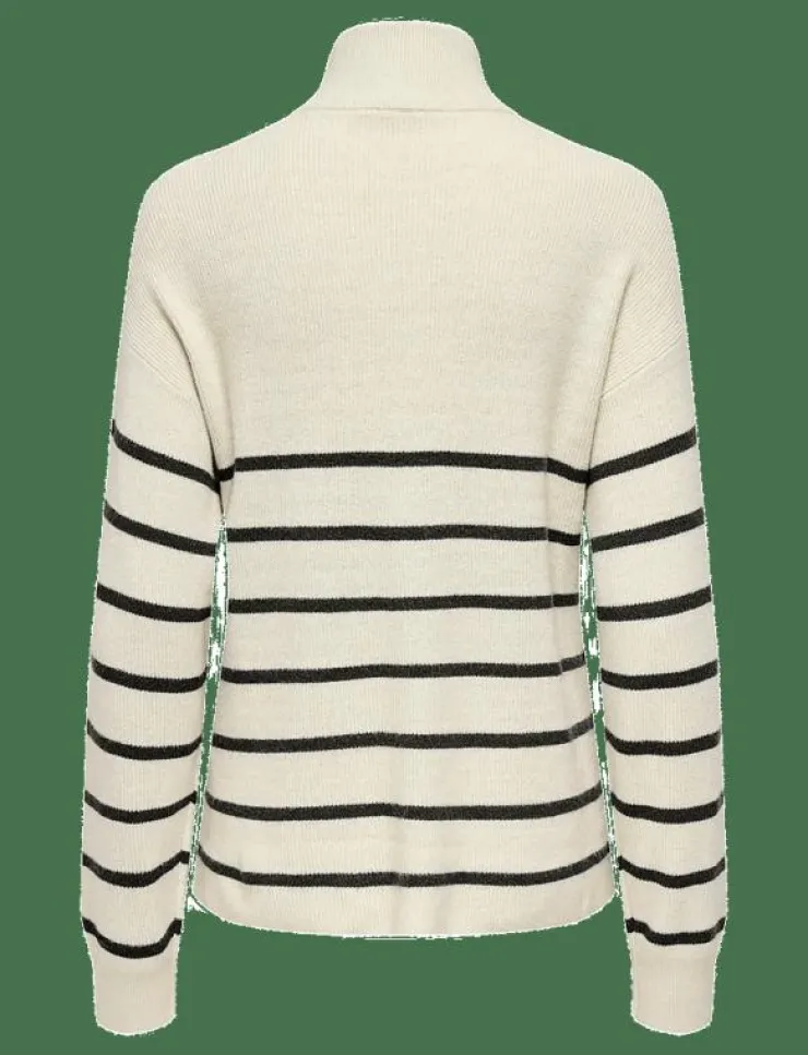 Only Maternity OLMIBI L/S HIGHNECK ZIP PULLOVER KNT - Stickat|Kvinnor Mammakläder