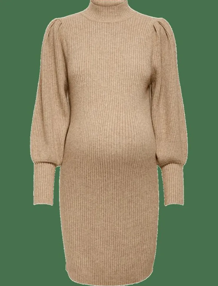 Kvinnor Only Maternity Mammakläder|OLMKATIA L/S DRESS KNT NOOS - Stickade klänningar